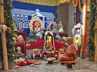 Sharadiya Navaratri 2020 Day 5 (21.10.2020) - SCM Shirali - H.H. Swamiji  performing Shodapachara Pooja on the occasion of Sharada Sthapana